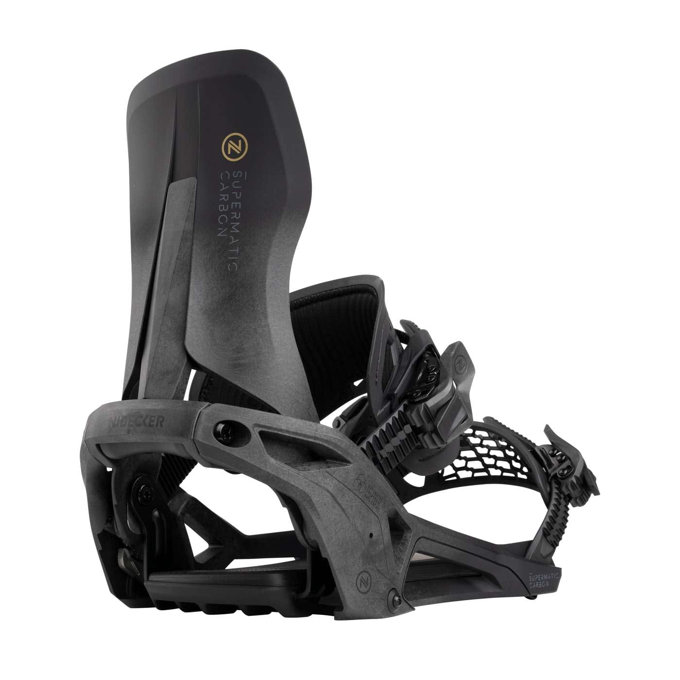 burton malavita est snowboard bindings 2015 Nidecker Carbon Supermatic Snowboard Bindings, Black / L