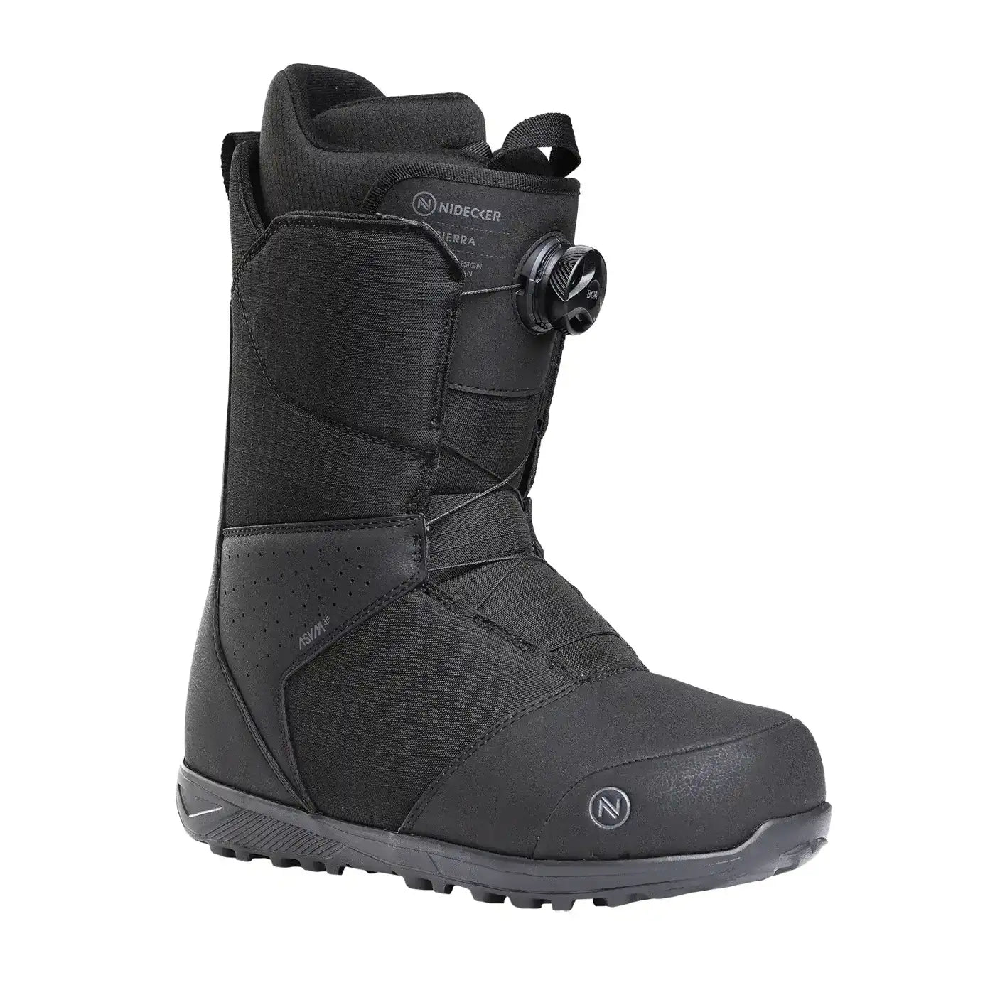Sierra Men 2026 | Feet First | Nidecker | USA Sierra Men Boots Nidecker Snowboards Premium Swiss 7630463472996 N.24.BTM.STX.BK.070.1