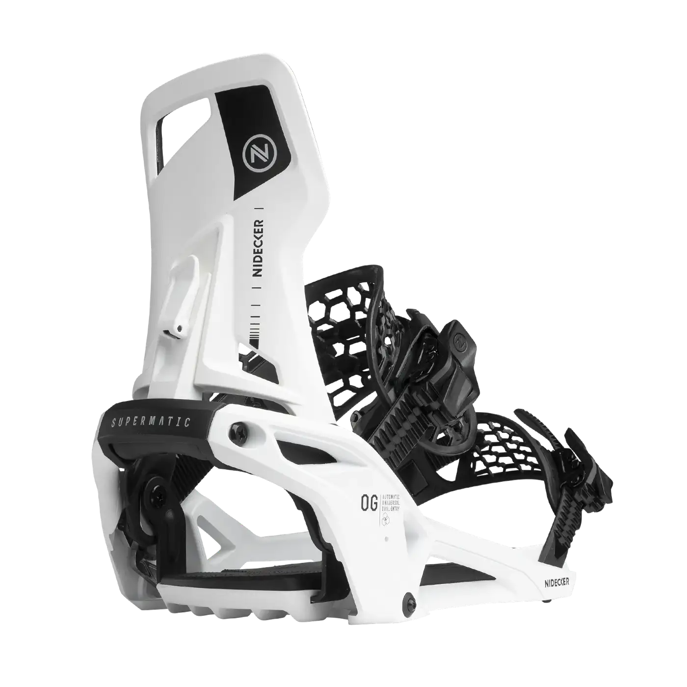 OG Supermatic® OG Supermatic® Bindings Nidecker Snowboards Premium Swiss 7630949101167 N.26.BNU.SPM.WH.2S.1