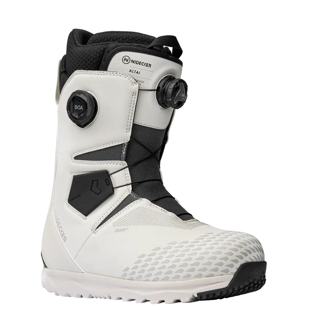 Altai Men 2026 | Feet First | Nidecker | USA Altai Men Boots Nidecker Snowboards Premium Swiss 7630949109194 N.26.BTM.ALT.WH.070.1