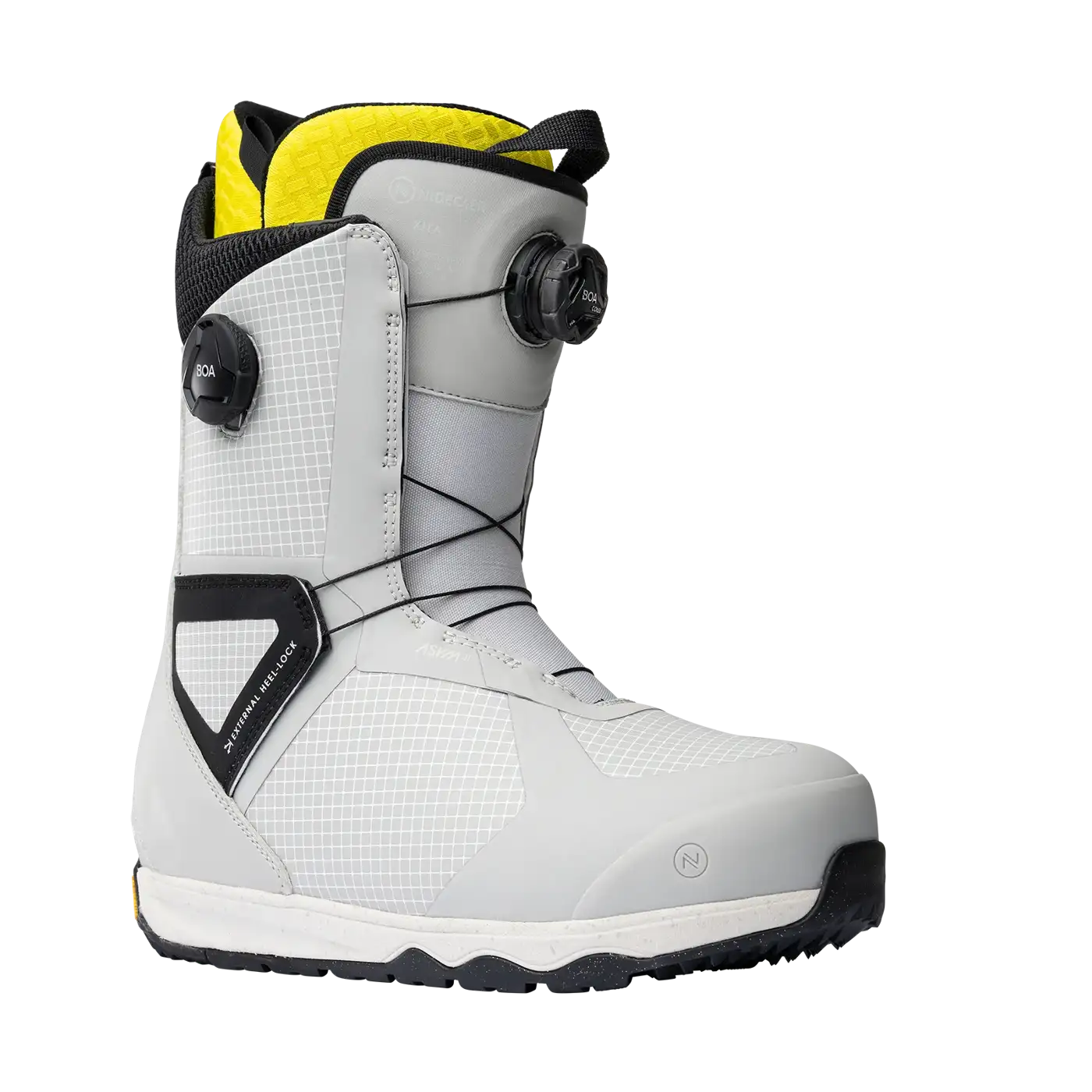 Kita Men 2026 | Feet First | Nidecker | USA Kita Men Boots Nidecker Snowboards Premium Swiss 7630949108340 N.26.BTM.KTA.GY.070.1