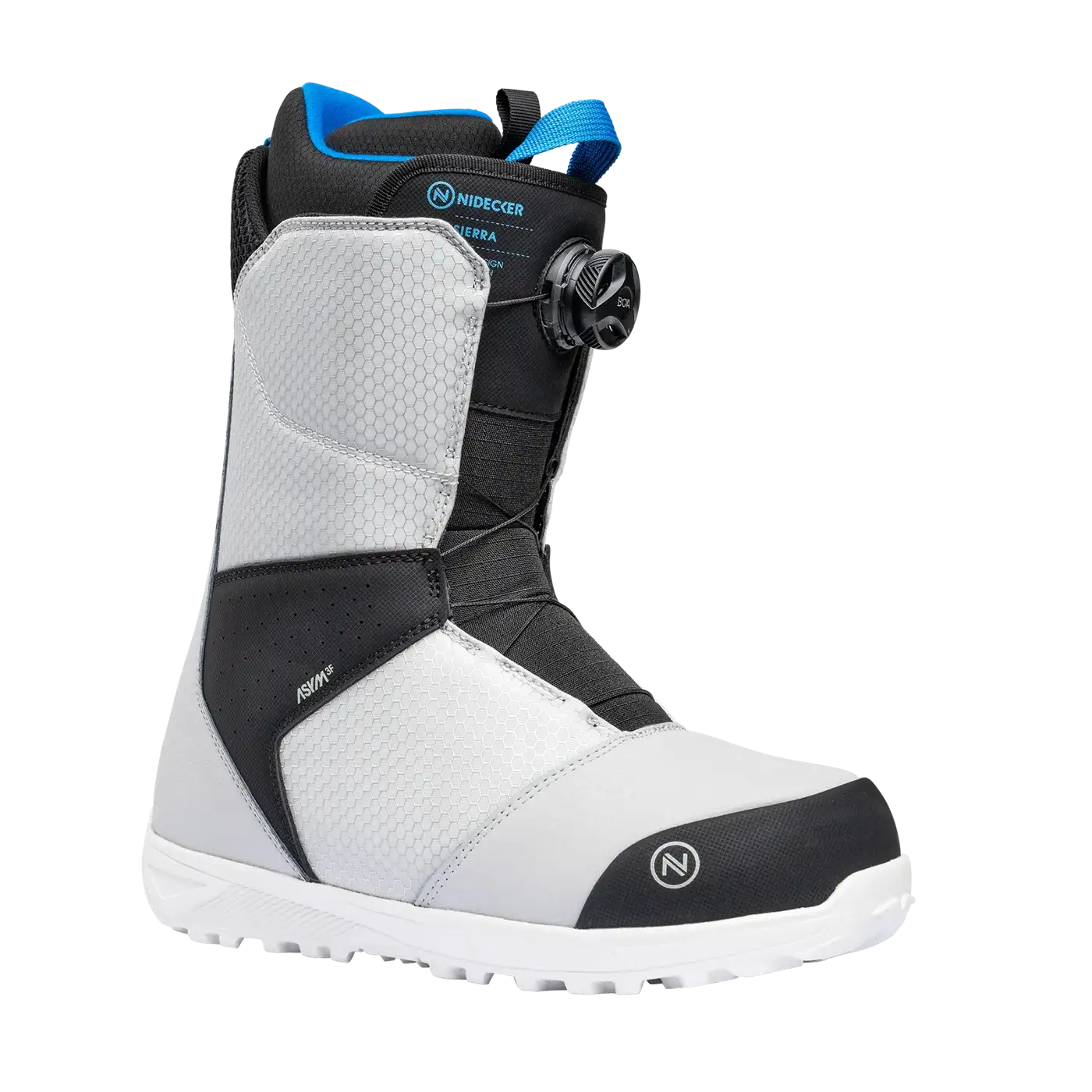 Sierra Men 2026 | Feet First | Nidecker | USA Sierra Men Boots Nidecker Snowboards Premium Swiss 7630949109583 N.26.BTM.STX.GY.070.1